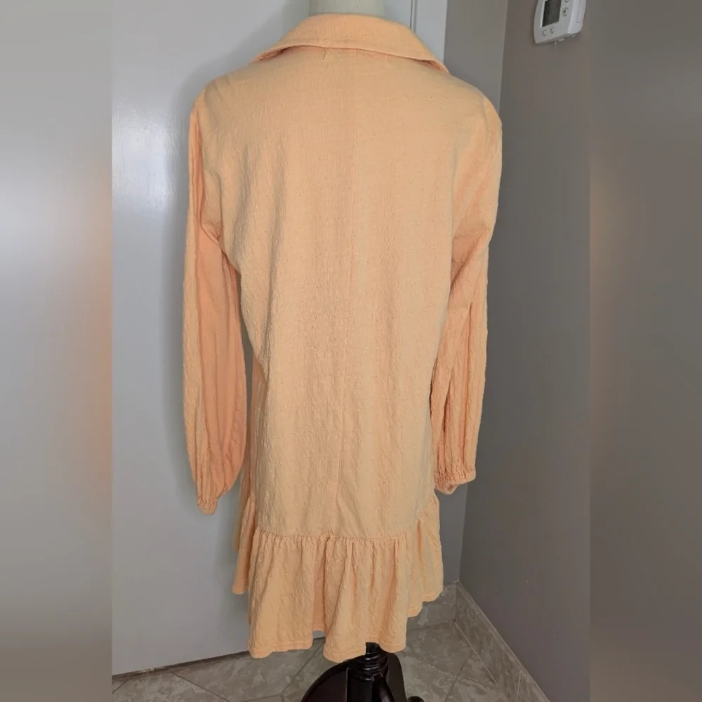 Free People Hudson Mini Dress peach color size XS